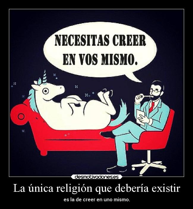 La única religión que debería existir -
