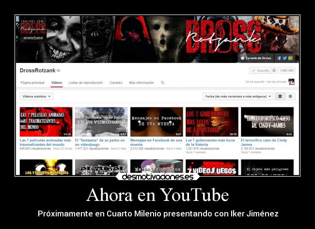 Ahora en YouTube | Desmotivaciones Ahora en YouTube | Desmotivaciones