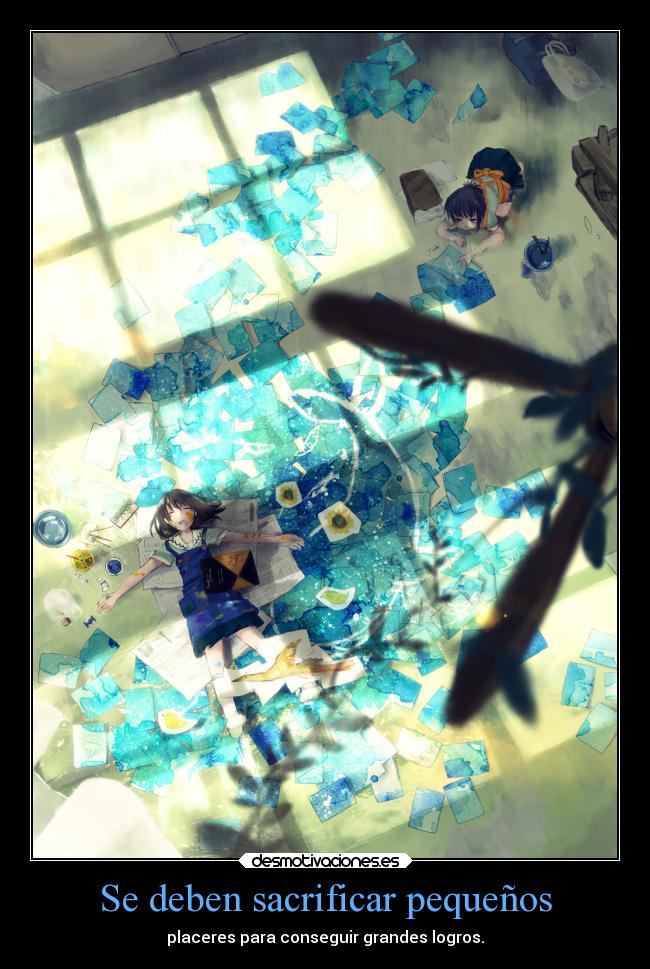 Se deben sacrificar pequeños -