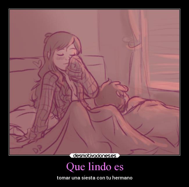 Que lindo es - tomar una siesta con tu hermano