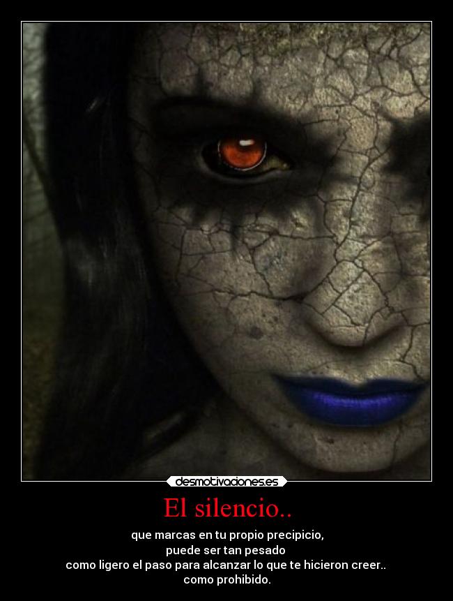 El silencio.. - 