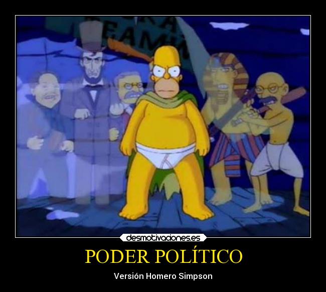 PODER POLÍTICO - Versión Homero Simpson