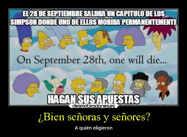 ¿Bien señoras y señores? - 