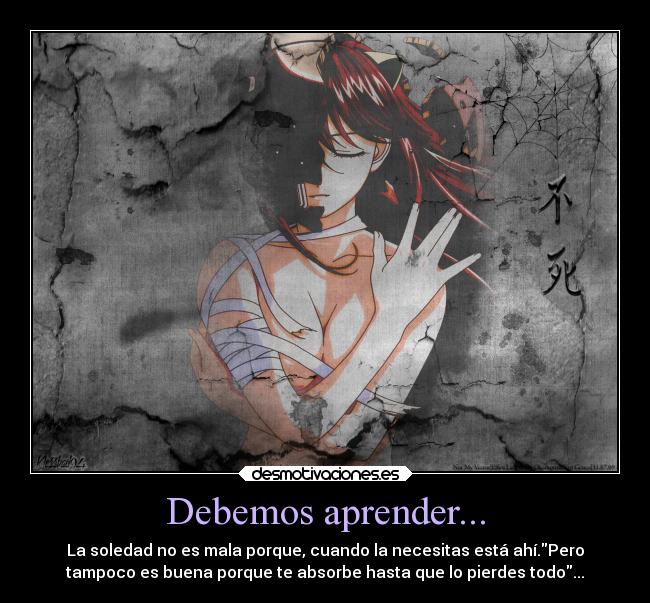 Debemos aprender... - 