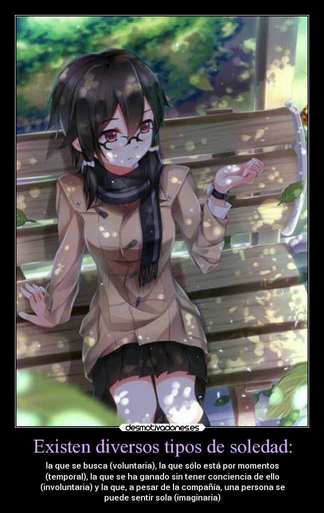 carteles soledad soledad tipos desmotivaciones