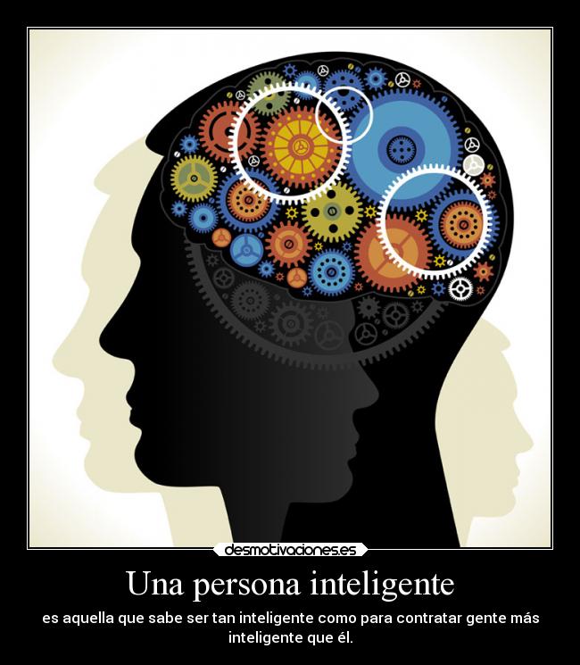 Una persona inteligente -