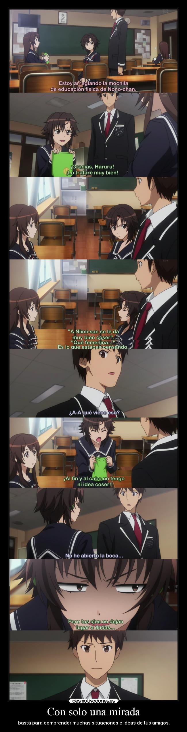 carteles vida anime situacion mirada comprender delatar idea accion raptorhunters desmotivaciones