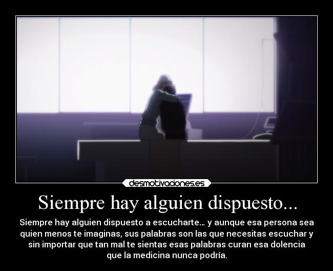 Siempre hay alguien dispuesto... - 
