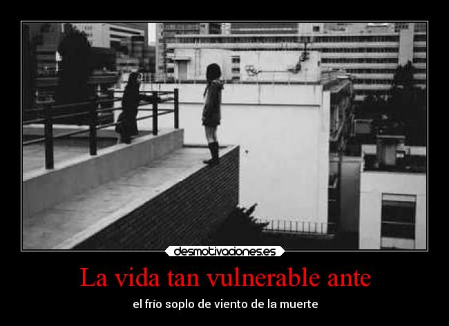 La vida tan vulnerable ante - 