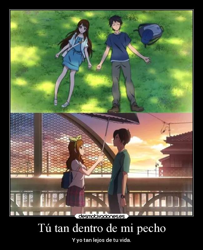 Tú tan dentro de mi pecho -