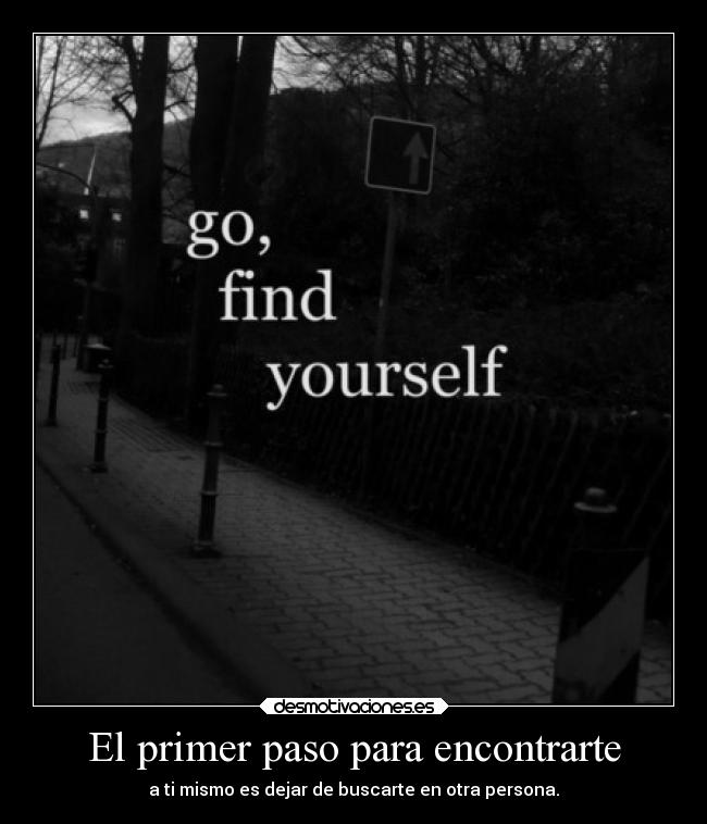 El primer paso para encontrarte - 