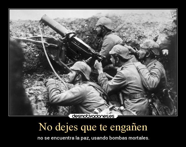 No dejes que te engañen - 