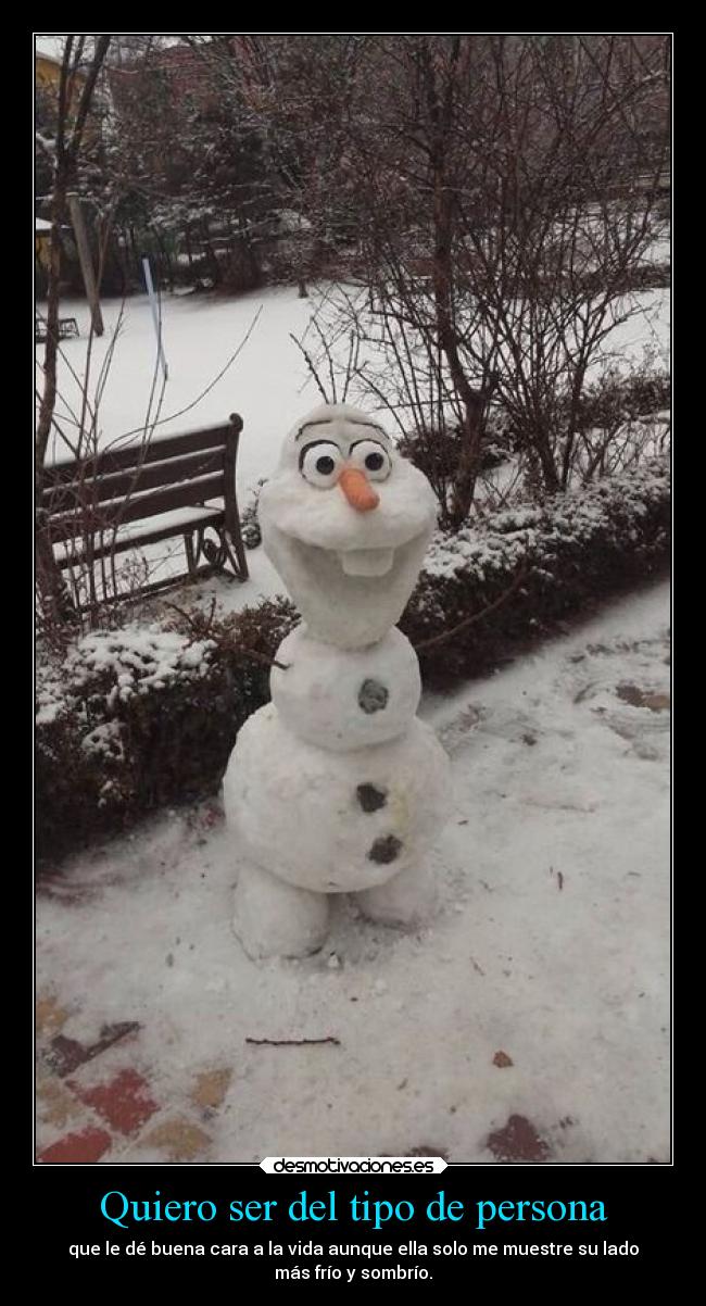 Quiero ser del tipo de persona - 