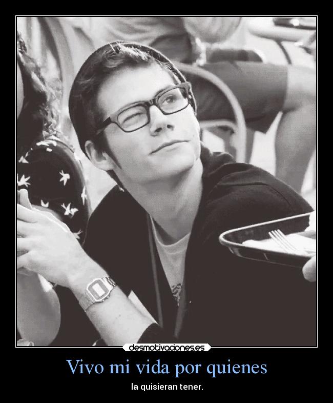 Vivo mi vida por quienes -