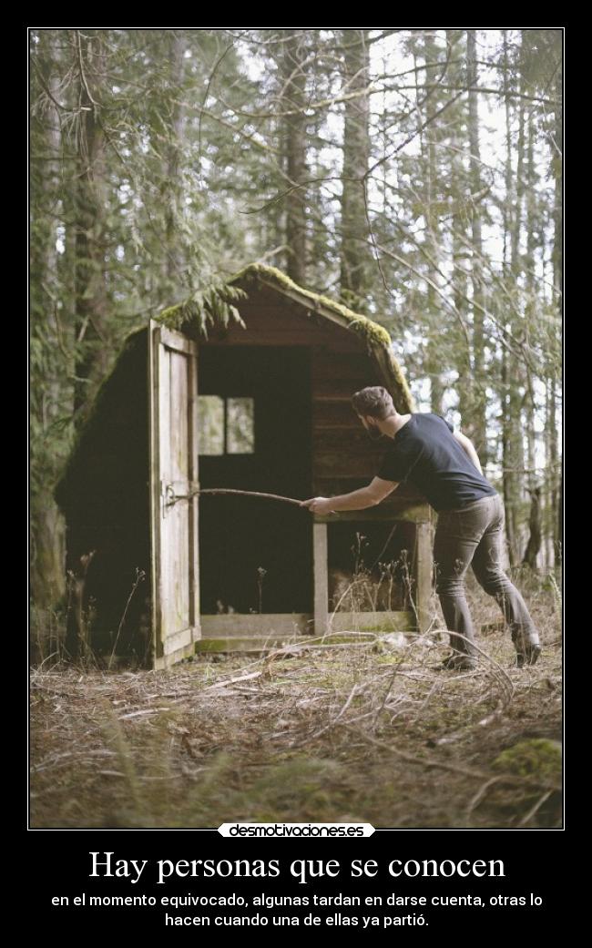 Hay personas que se conocen -