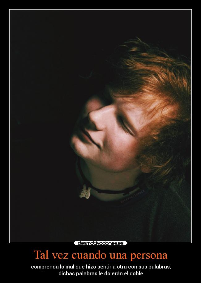 Tal vez cuando una persona - 