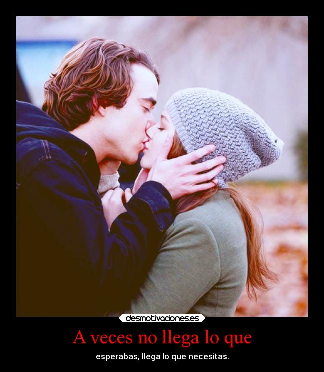 A veces no llega lo que -