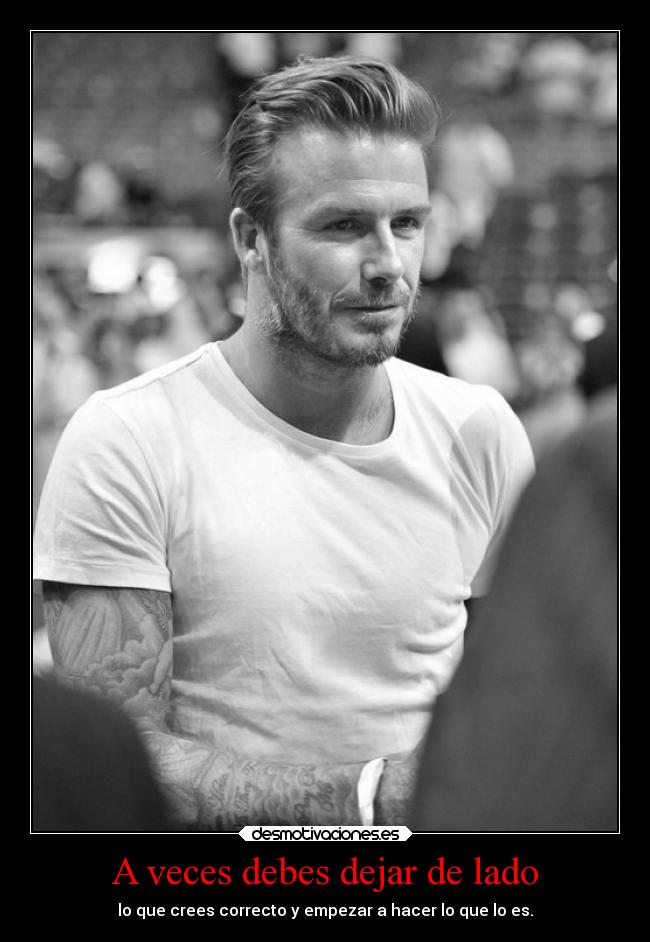 A veces debes dejar de lado -