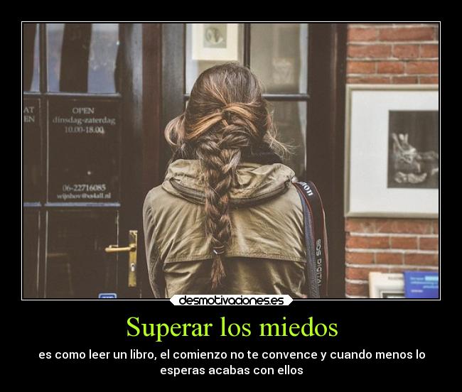 carteles vida miedos leer superar desmotivaciones