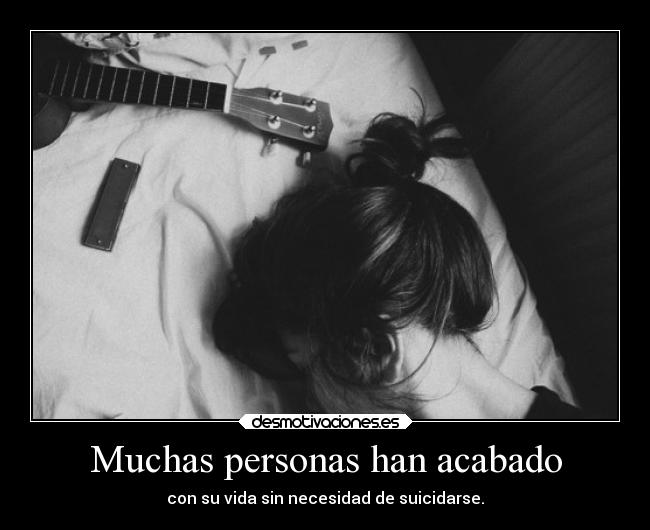 Muchas personas han acabado -