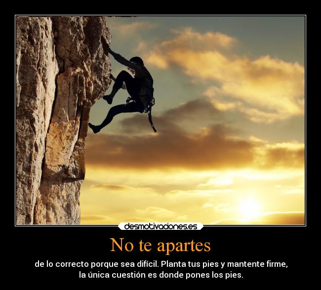 No te apartes -