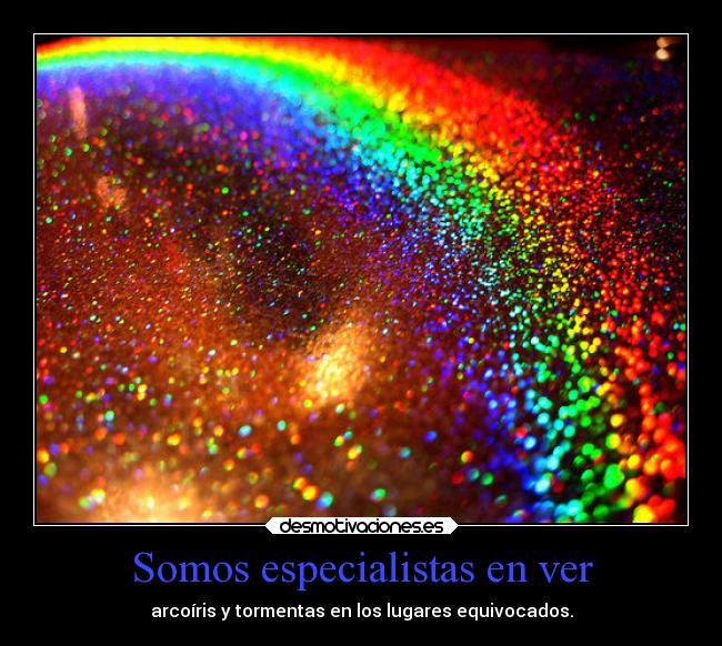 Somos especialistas en ver -