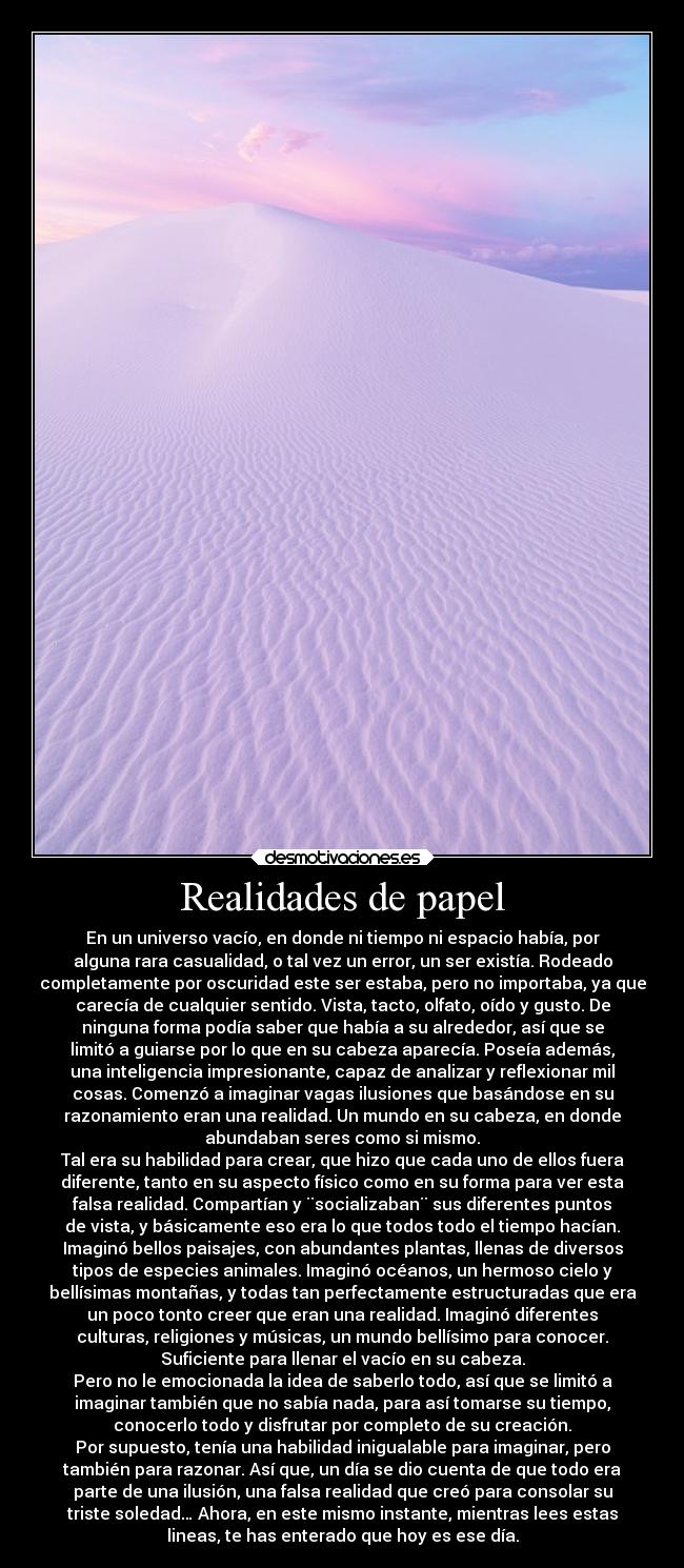 Realidades de papel -
