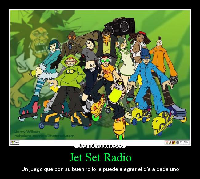 Jet Set Radio - Un juego que con su buen rollo le puede alegrar el día a cada uno