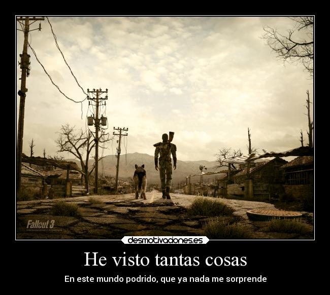 carteles videojuegos vida fallout3 desmotivaciones