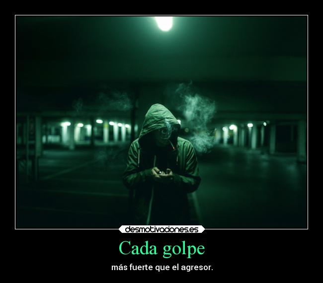 Cada golpe -