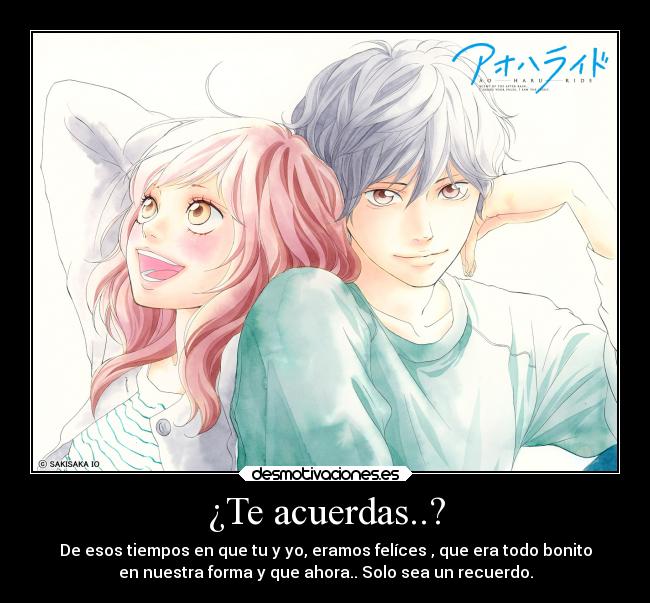¿Te acuerdas..? -