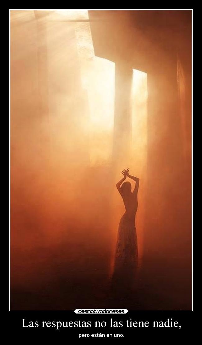 carteles alma respuesta uno mismo desmotivaciones