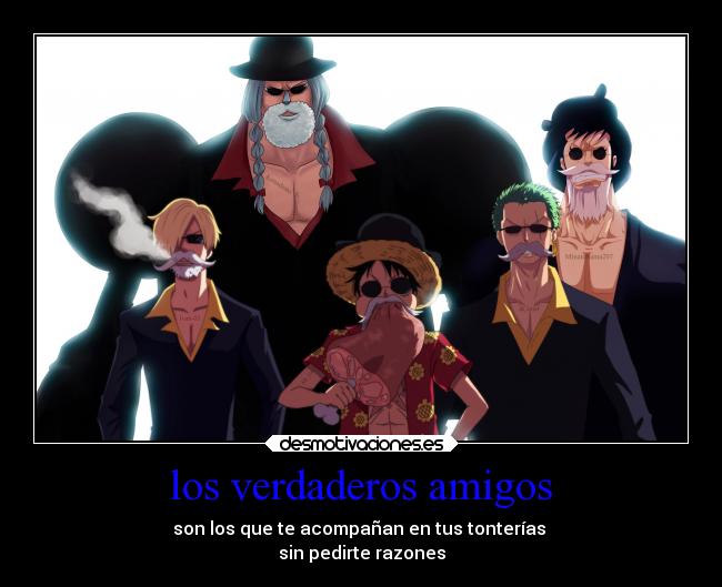 los verdaderos amigos -