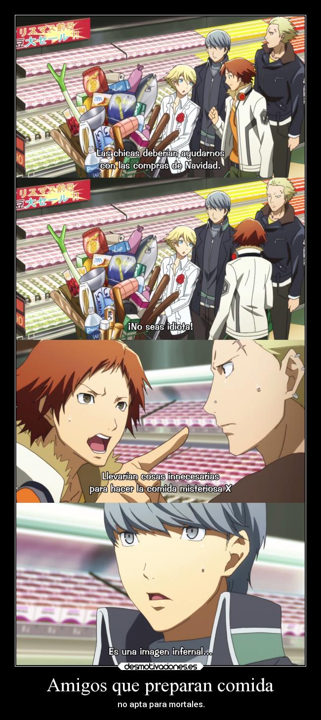 Amigos que preparan comida - 