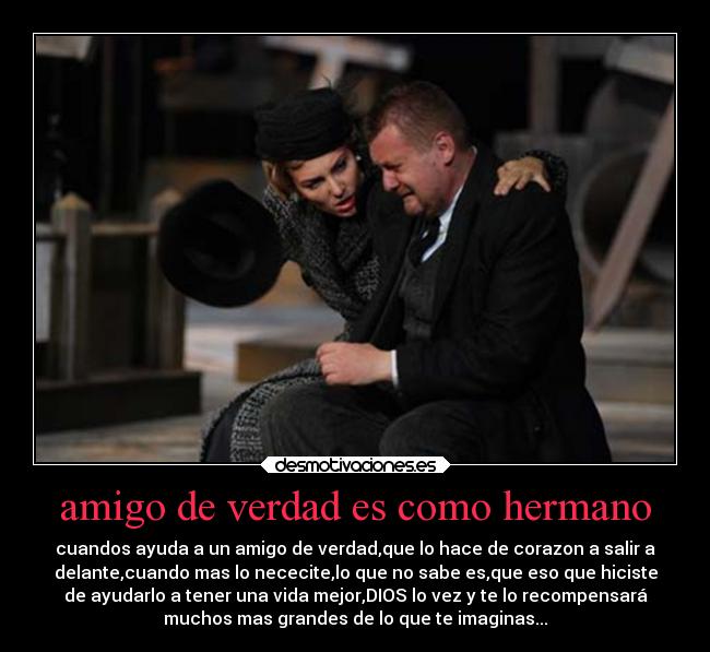 carteles amigos como hermano desmotivaciones