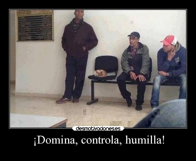 ¡Domina, controla, humilla! -