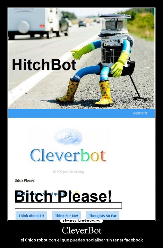 CleverBot - el único robot con el que puedes socialisar sin tener facebook
