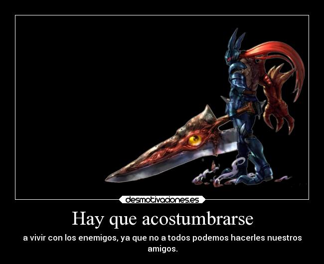 Hay que acostumbrarse - 