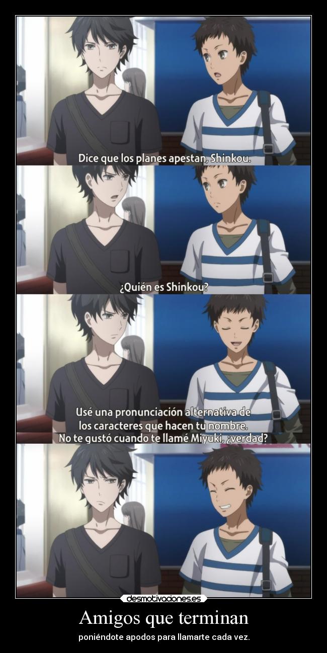 Amigos que terminan -