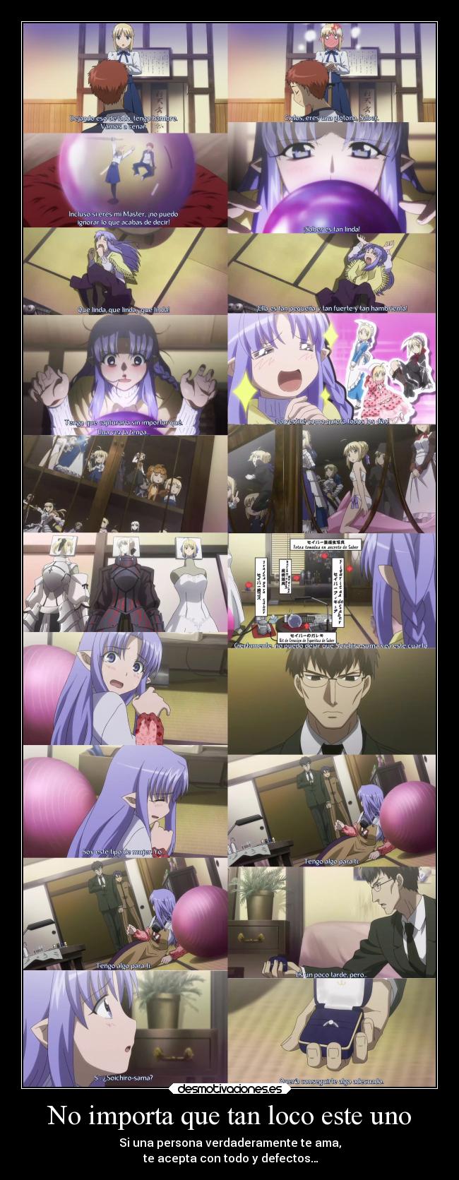 No importa que tan loco este uno - 