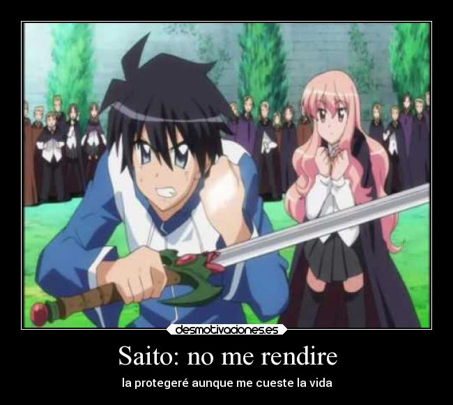 carteles amor anime saito luise zero tsukaima desmotivaciones