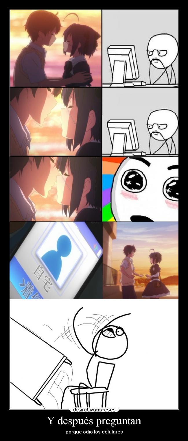 Y después preguntan - porque odio los celulares