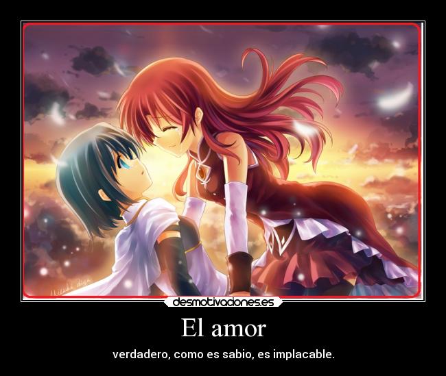 carteles amor anime amor verdadero implacable sin disticion desmotivaciones