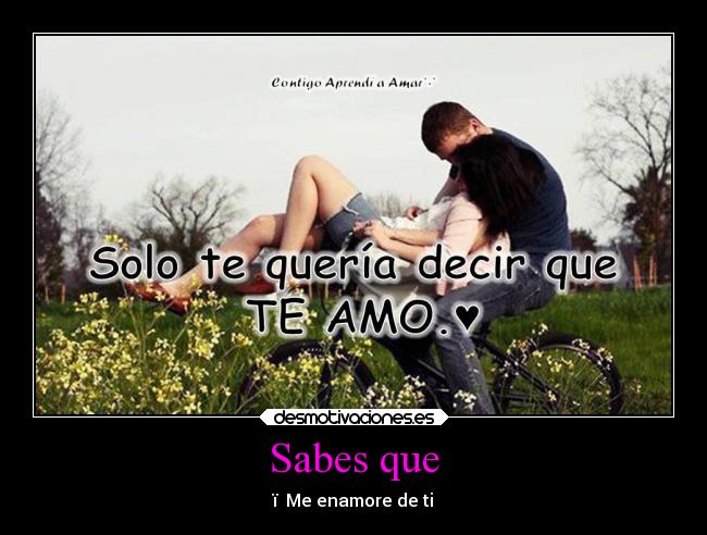 Sabes que - 