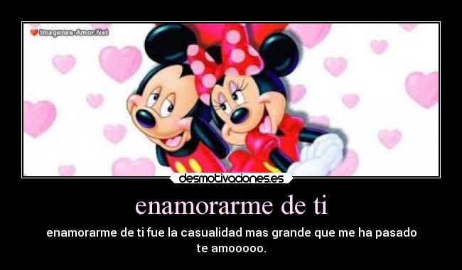 enamorarme de ti -