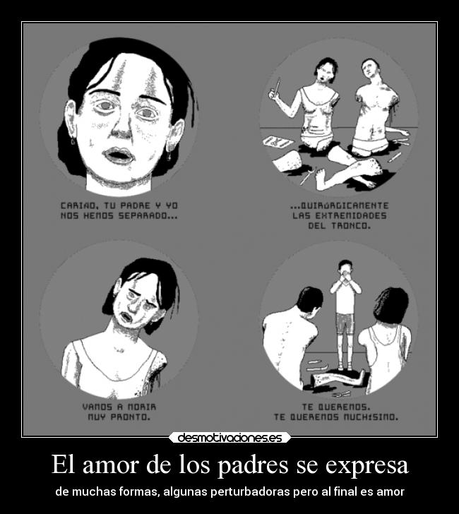 El amor de los padres se expresa - 