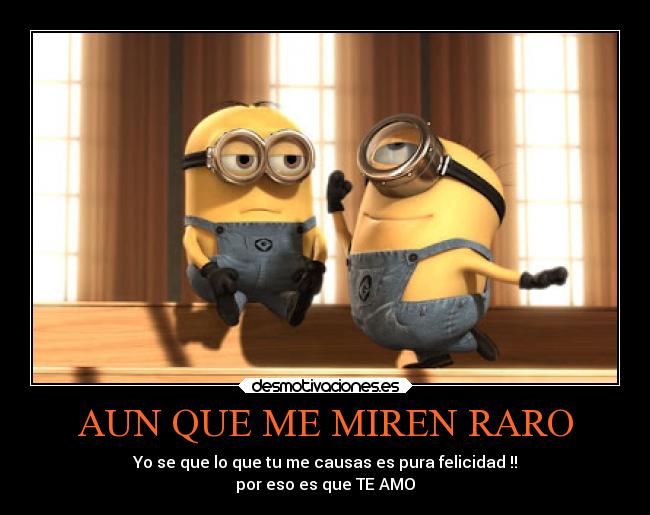 carteles amor soy raro por desmotivaciones