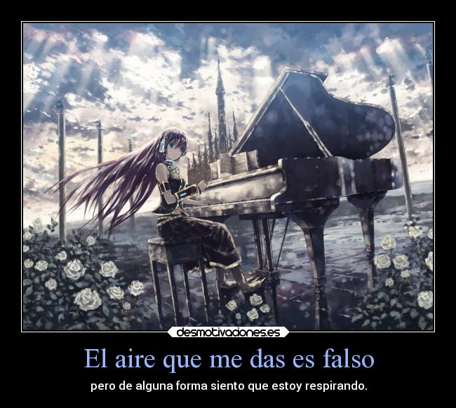 El aire que me das es falso -