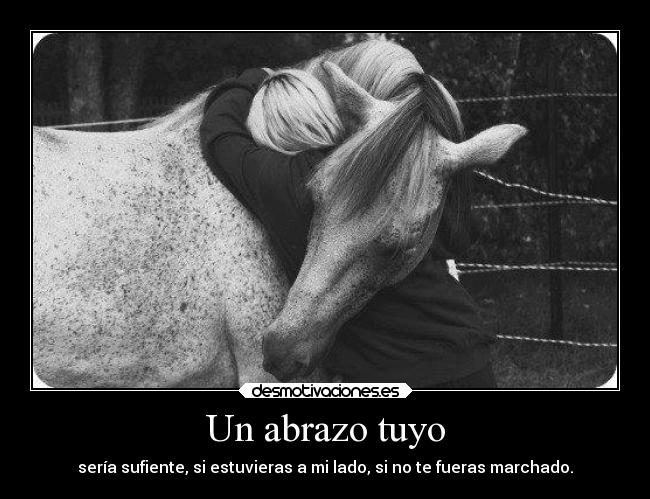Un abrazo tuyo -