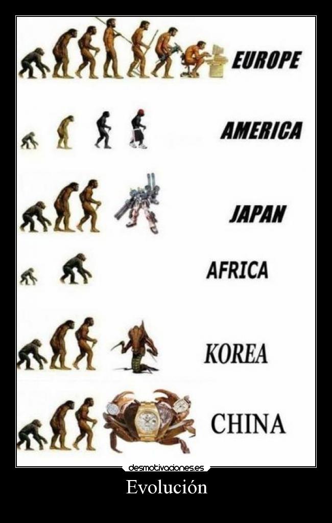 carteles animales racismo pais normalman drnormalman mono darwin desmotivaciones